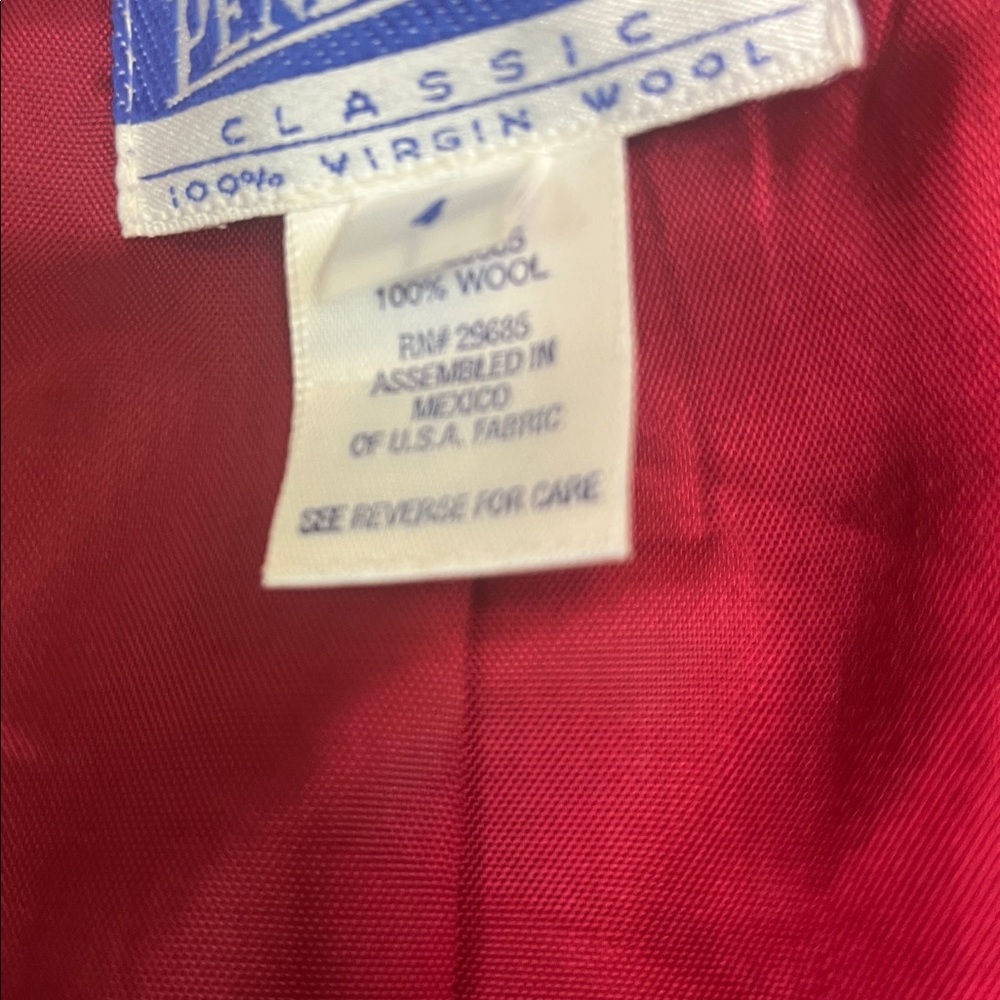 Pendleton Virgin Wool Blazer Jacket Oversized 4 - image 5